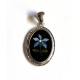 Pendente fiore blu